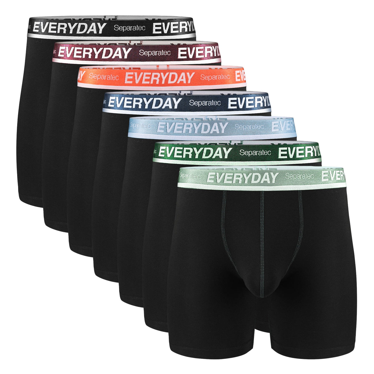 Separatec Men's Cotton Boxer Briefs Pouch Support Stretchy Underwear for a  Week 7 Pack : : Clothing, Shoes & Accessories