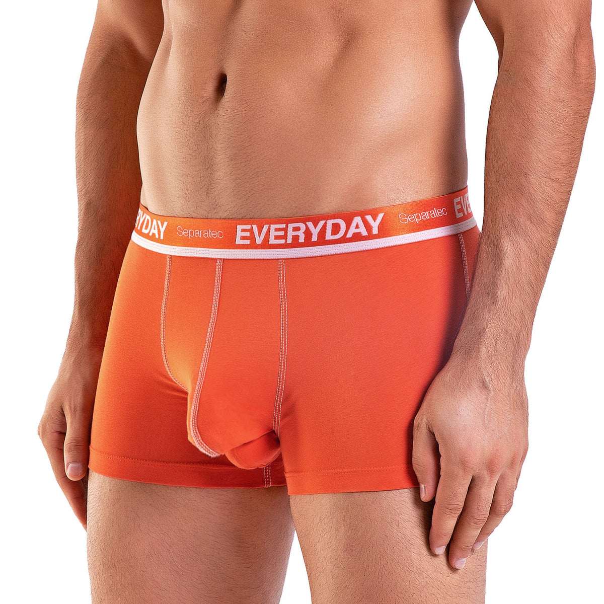 Separatec Dual Pouch  Colorful Cotton Trunks Everyday Logo 7Pack