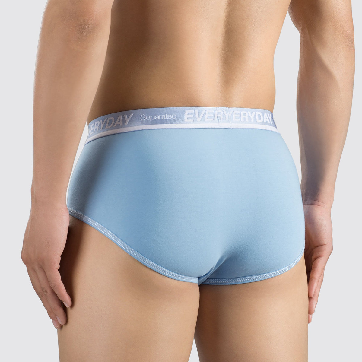 Separatec Dual Pouch  Colorful Cotton Briefs Everyday Logo 7Pack Back Performance